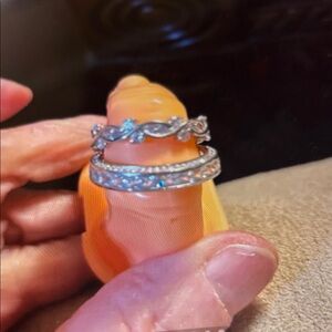 Twisted Silver Women's Ring Set